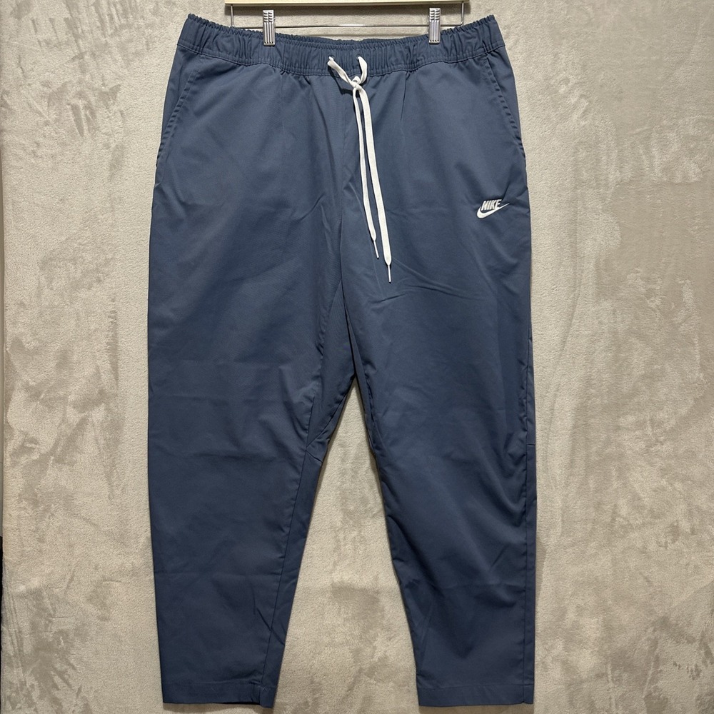 Nike Club Woven Tapered Leg Standard Fit Pants Blue Men's Size 2XL DX0623-491